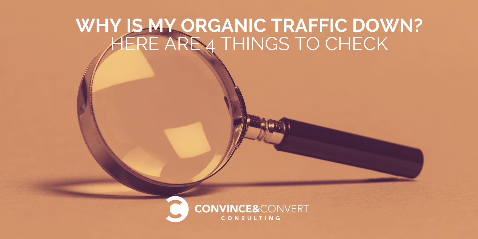 Why Is My Organic Traffic Down? Here Are 4 Things to Check