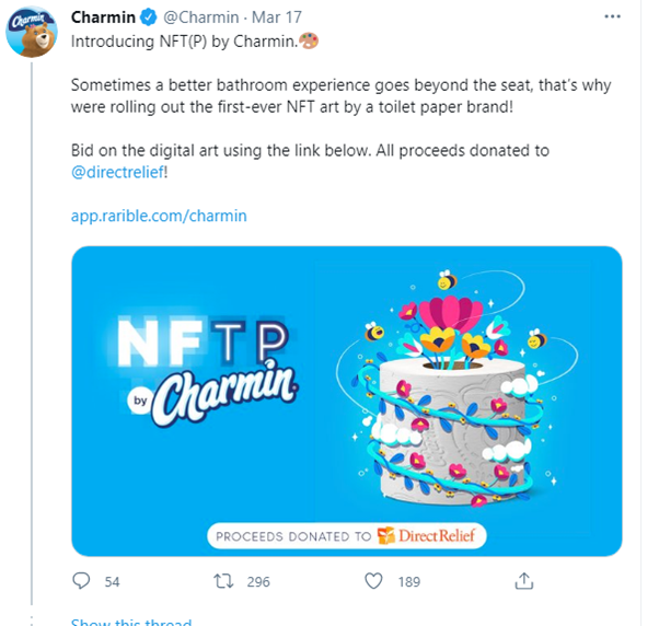 Charmin Adds a P to NFT