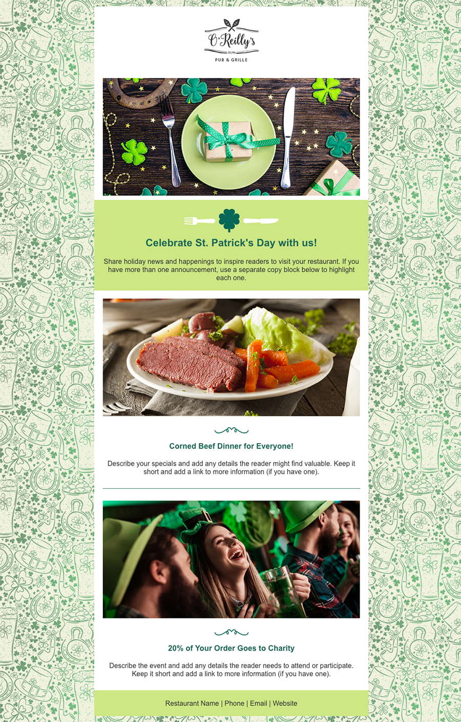 You are currently viewing St. Patrick’s Day Email Templates to Bring Luck to Your Business