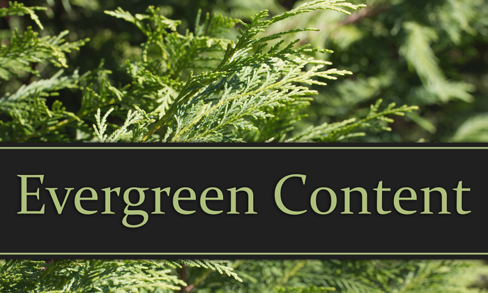 How to Create Evergreen Content Right From the Start