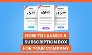 How to Launch a Subscription Box For Your Company