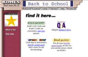 Read more about the article Wayback Machine: Kohl’s Digs Deep to Enhance Digital Sales