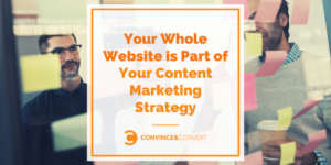 Read more about the article Your Whole Website is Part of Your Content Marketing Strategy