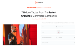 Read more about the article Upcoming Free Webinar: 7 Hidden Tactics From The Fastest Growing E-Commerce Companies