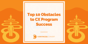 Read more about the article Top 10 Obstacles to CX Program Success