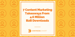 Read more about the article 7 Content Marketing Takeaways From 4.6 Million B2B Downloads