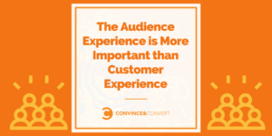 Read more about the article The Audience Experience is More Important than Customer Experience