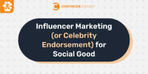 Read more about the article Influencer Marketing (or Celebrity Endorsement) for Social Good