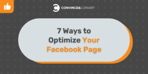 Read more about the article 8 Ways to Optimize Your Facebook Page